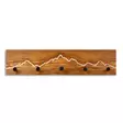 Vägghängare Wallity Mountain 2 Valnöt Trä/Metall 60x14x5 cm - Klädhängare - 8684282463382 - 1