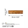 Vägghängare Wallity Mountain 2 Valnöt Trä/Metall 60x14x5 cm - Klädhängare - 8684282463382 - 7