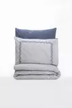 Påslakanset Dubbel L'essentiel Nitsa Mörkblå Bomull 200x220 cm 240x260 cm 50x70 cm - Lakan och örngott - 8683742574972 - 1
