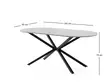 Matbord Hanah Home Aura Ljusgrå MDF 180x79x90 cm - Matbord - 8684283011582 - 7