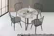 Matbord Hanah Home Yaprak Furu Spånskiva 100x72x100 cm - Matbord - 8683743016662 - 2