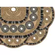 Badrumsmatta Set Mijölnir Brun 100% Polyester Halkfri Antibakteriell Maskintvättbar 50x60 cm & 60x100 cm - Badrumsmattor och våtrumsmattor - 8682870989962 - 5