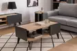 Soffbord Hanah Home Viper Safir Antracit Spånskiva 103,6x53,6x45,5 cm - Soffbord - 8684282596622 - 2
