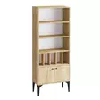 Bokhylla Hanah Home Pollux Safir Ek Spånskiva 60x175x30 cm - Bokhyllor - 8683342978712 - 1