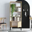 Bokhylla Hanah Home Pollux Safir Ek Spånskiva 60x175x30 cm - Bokhyllor - 8683342978712 - 3