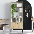 Bokhylla Hanah Home Pollux Safir Ek Spånskiva 60x175x30 cm - Bokhyllor - 8683342978712 - 4