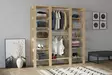 Garderob Hanah Home Sapphire Safir Spånskiva 161,4x180x33,6 cm - Garderober - 8683743676552 - 2