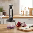 Stavmixer med visp, hackare och plastbägare 600W Svart / Rostfritt stål - Blenders och vispar - 8711902080022 - 50