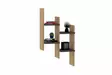 Vägghylla Hanah Home Su Ek Antracit Spånskiva 49,4x85x14,5 cm - Vägghyllor - 8681875683462 - 1
