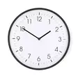 Väggklocka | Diameter: 300 mm | Plast | Tyst rörelse | Svart - Klockor - 5412810473892 - 1