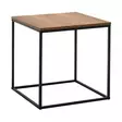 Sidobord Hanah Home Shp950Oo1 Valnöt Spånskiva 50x52x50 cm - Sidobord och extrabord - 8683743537372 - 1
