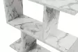 Sidobord Hanah Home Life Vit Marmormönster Spånskiva 60x60x20 cm - Sidobord och extrabord - 8684282480402 - 4