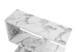 Sidobord Hanah Home Life Vit Marmormönster Spånskiva 60x60x20 cm - Sidobord och extrabord - 8684282480402 - 6