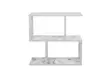 Sidobord Hanah Home Life Vit Marmormönster Spånskiva 60x60x20 cm - Sidobord och extrabord - 8684282480402 - 3