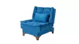 Bäddsoffa Atelier del Sofa Kelebek TKM06 0201 Mörkblå Tyg 190x85x90 cm - Soffor - 8682870916852 - 8
