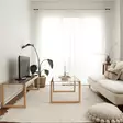 Soffbord Hanah Home Via Natural Massiv Furu Härdat Glas 85x40x55 cm - Soffbord - 8682870730892 - 5