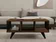 Soffbord Hanah Home Bert Valnöt Spånskiva 90x40x60 cm - Soffbord - 8683743678822 - 3