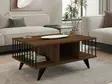 Soffbord Hanah Home Bert Valnöt Spånskiva 90x40x60 cm - Soffbord - 8683743678822 - 2