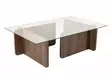 Soffbord, valnöt, 105 cm brett, elegant, hållbart - Bord - 8684283433742 - 6