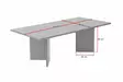 Soffbord Nordure Sabin Travertin Spånskiva 119x40x60 cm - Soffbord - 8684283592562 - 8