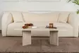 Soffbord Nordure Sabin Travertin Spånskiva 119x40x60 cm - Soffbord - 8684283592562 - 3