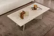 Soffbord Nordure Sabin Travertin Spånskiva 119x40x60 cm - Soffbord - 8684283592562 - 4