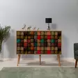Konsolbord Hanah Home Mega 723 Sonoma Ek Spånskiva 120x90x36 cm - Byråer och skåp - 8681875380552 - 3