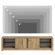 TV-bänk Hanah Home Aydos Ek Spånskiva 180x45x35 cm - TV-bänkar - 8684283338832 - 7