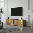 TV-bänk Hanah Home Aydos Ek Spånskiva 180x45x35 cm - TV-bänkar - 8684283338832 - 3
