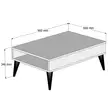 Soffbord Hanah Home Best Ek Spånskiva 90x34,6x60 cm - Soffbord - 8681875827972 - 4