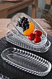 Uppläggningsfat Set Hermia Transparent Glas 4 Delar - Serveringsfat - 8684283428052 - 2