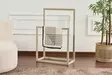 Hallmöbel Hanah Home Ged032B Taupe Metall 25x60x90 cm - Hallskåp - 8684283715282 - 2