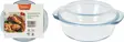 Ugnsform med lock i borosilikatglas 2 liter - Ugnsformar och bakformar - 8720573833202 - 1