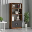Kontorsmöbelset Hanah Home Vo11 Ba Valnöt Antracit Spånskiva 140x73,8x60 cm - Skrivbord - 8683342424882 - 6