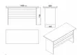 Kontorsmöbelset Hanah Home Vo11 Ba Valnöt Antracit Spånskiva 140x73,8x60 cm - Skrivbord - 8683342424882 - 1