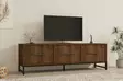 TV-bänk Hanah Home Melody Valnöt Spånskiva 160x50x40 cm - TV-bänkar - 8683743451432 - 2