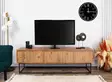 TV-bänk Hanah Home Lupin 140 Valnöt Spånskiva 140x50x40 cm - TV-bänkar - 8681875391312 - 2
