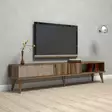 TV-bänk Hanah Home Milan Valnöt Spånskiva 180x40x35 cm - TV-bänkar - 8683342170062 - 3