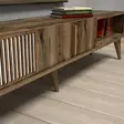 TV-bänk Hanah Home Milan Valnöt Spånskiva 180x40x35 cm - TV-bänkar - 8683342170062 - 5
