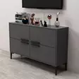 TV-bänk Hanah Home Ctn Antracit Spånskiva 120x75x30 cm - TV-bänkar - 8683742102502 - 4