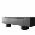 TV-bänk Hanah Home Bohem Antracit Svart Spånskiva 180x50x30 cm - TV-bänkar - 8684283557172 - 1