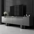 TV-bänk Hanah Home Bohem Antracit Svart Spånskiva 180x50x30 cm - TV-bänkar - 8684283557172 - 2