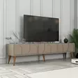 TV-bänk Hanah Home Lyon 44 Atlas Valnöt Spånskiva 180x44x35 cm - TV-bänkar - 8684282640592 - 4