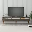 TV-bänk Hanah Home Lyon 44 Atlas Valnöt Spånskiva 180x44x35 cm - TV-bänkar - 8684282640592 - 3