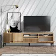 TV-bänk Hanah Home Ross Ek Spånskiva 180x52x35 cm - TV-bänkar - 8682870753662 - 4