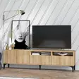TV-bänk Hanah Home Ross Ek Spånskiva 180x52x35 cm - TV-bänkar - 8682870753662 - 3
