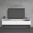 TV-bänk Hanah Home Best 2 Vit Spånskiva 150x30x50 cm - TV-bänkar - 8684282191032 - 2