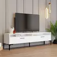TV-bänk Hanah Home Istanbul 2 Vit Spånskiva 180x35x47 cm - TV-bänkar - 8684282191162 - 4