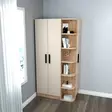 Garderob Hanah Home Luses Furu Beige Spånskiva 90x181,8x50 cm - Garderober - 8684282530022 - 3