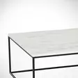 Soffbord Hanah Home Poly Marmo Vit Svart Spånskiva 75x43x75 cm - Soffor - 8681875560022 - 4